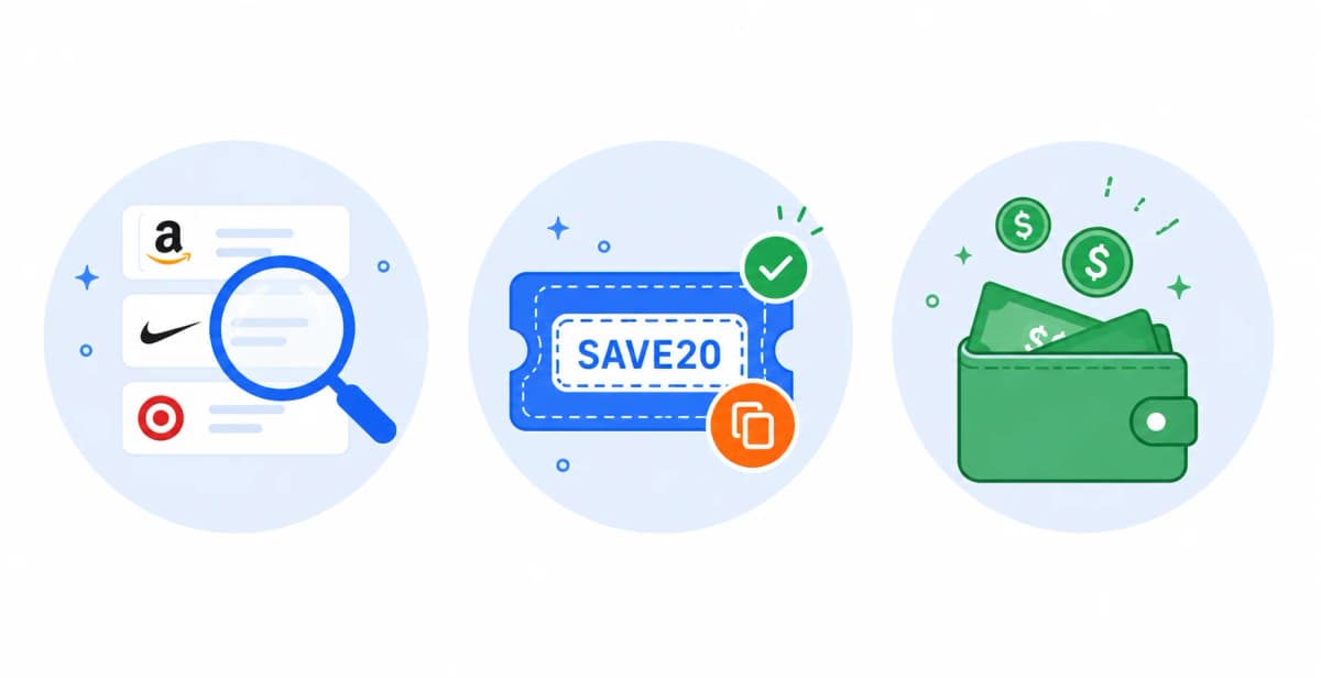 Search, copy, save — how BabaCodes works
