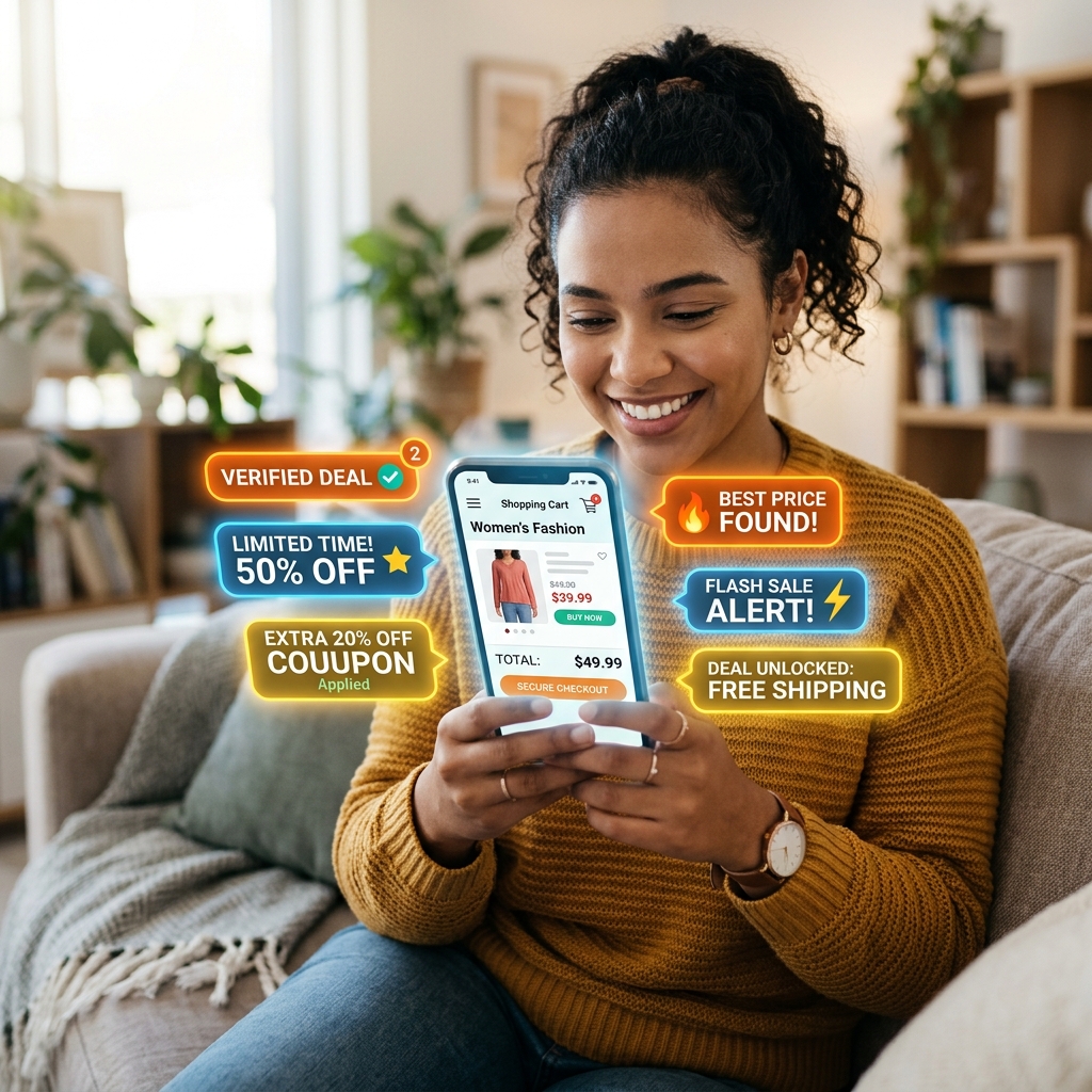 Smart Online Shopper with Deal Notifications