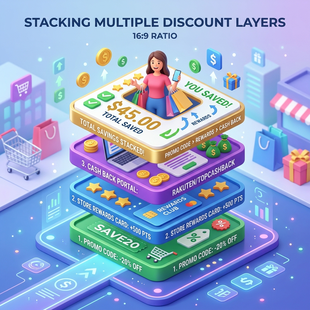 Multi-Layer Coupon Stacking Diagram Multi-Layer Coupon Stacking Diagram